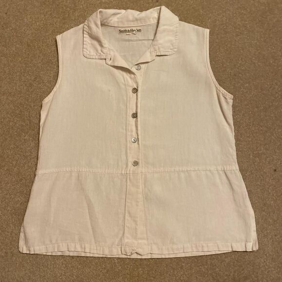90s 00s cottagecore collared tank - Picture 2 of 5
